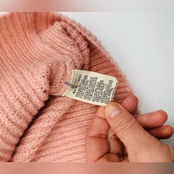 FRNCH | high collar Nadine oversized Sweater | small/medium - Picture 5 of 7